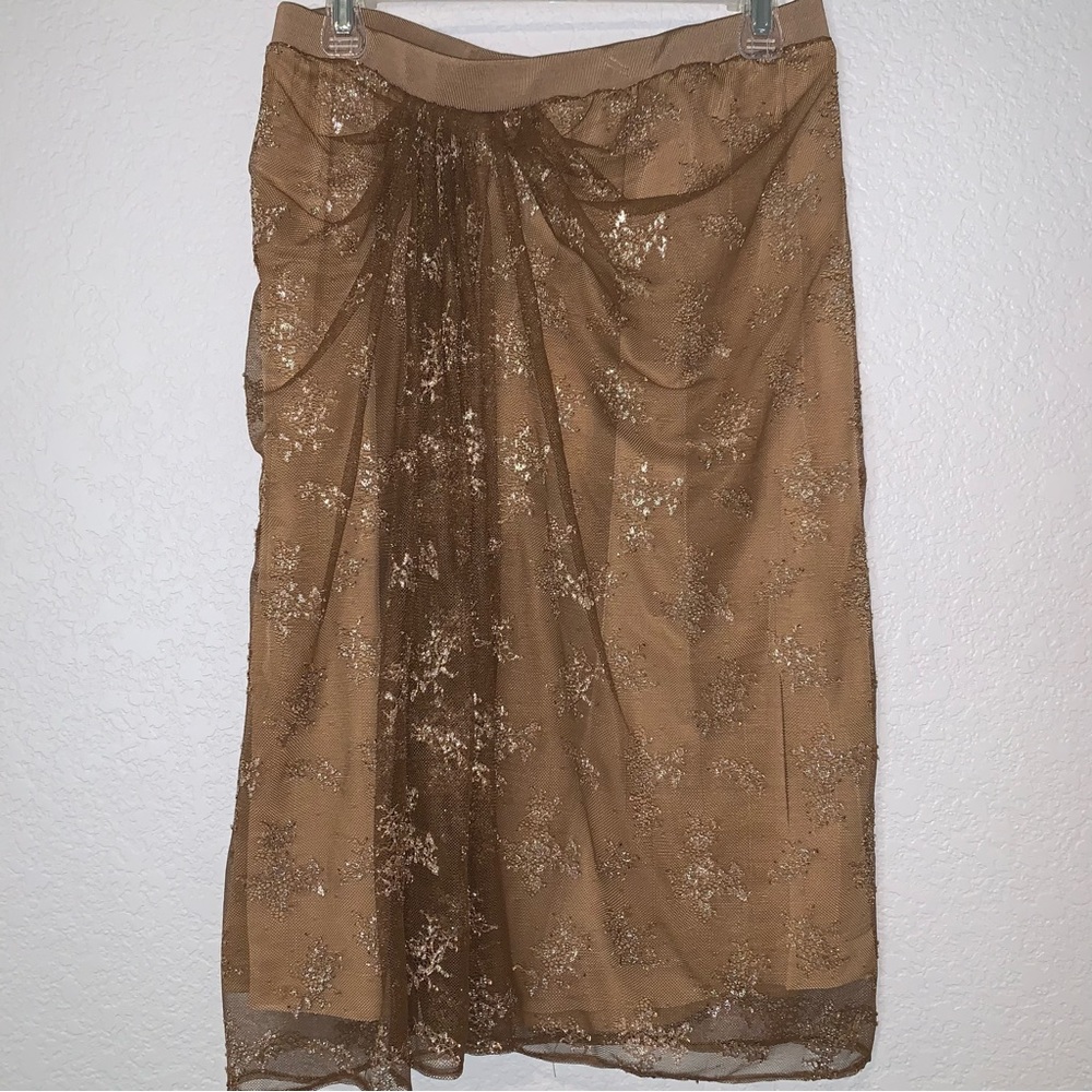 NEW $149 Zara Combination Limited Edition Lace Skirt 4043/301 Medium - Picture 6 of 11